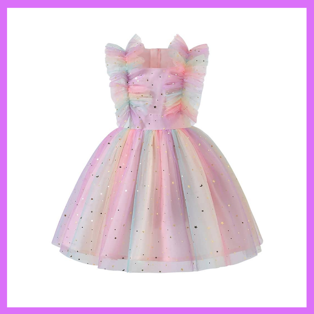 Vestido Destellos de Arcoiris